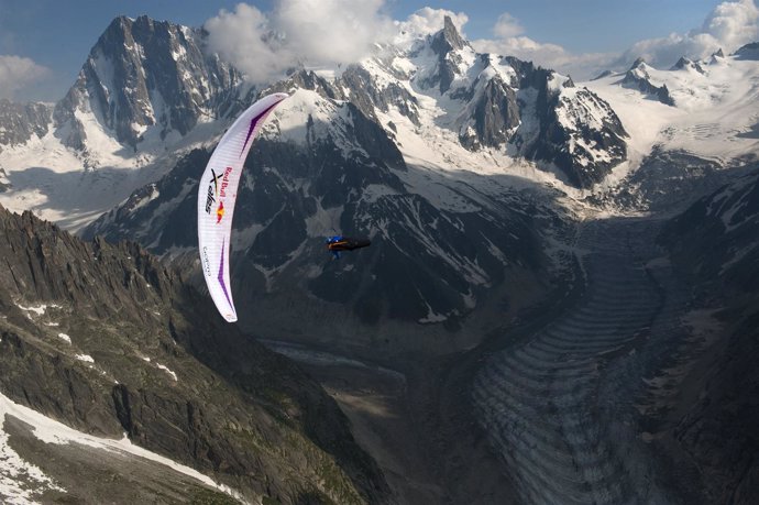 Red Bull X-Alps en el Mont Blanc