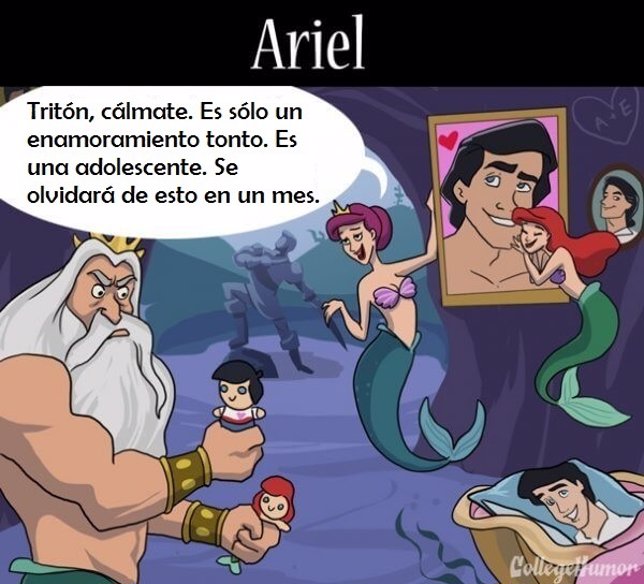 La madre de la princesa Ariel de Disney