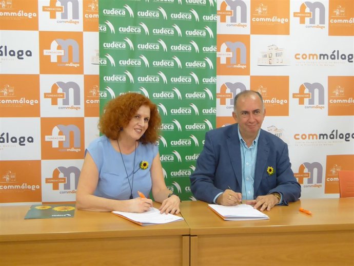 Convenio de colaboración Cudeca Martín Roselló y Commalaga Sánchez Luque 