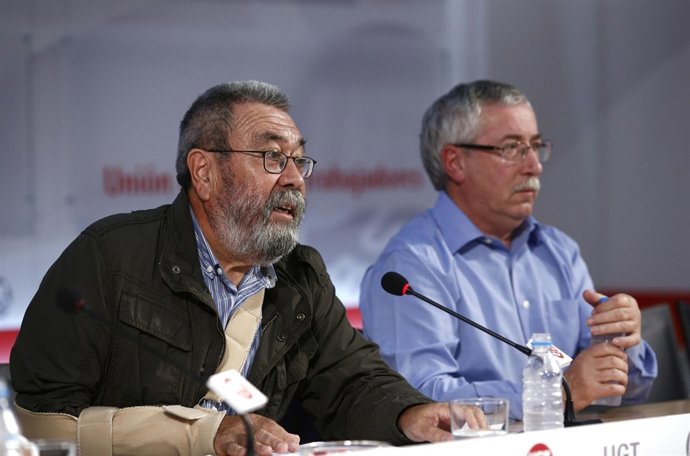 Cándido Méndez e Ignacio Fernández Toxo