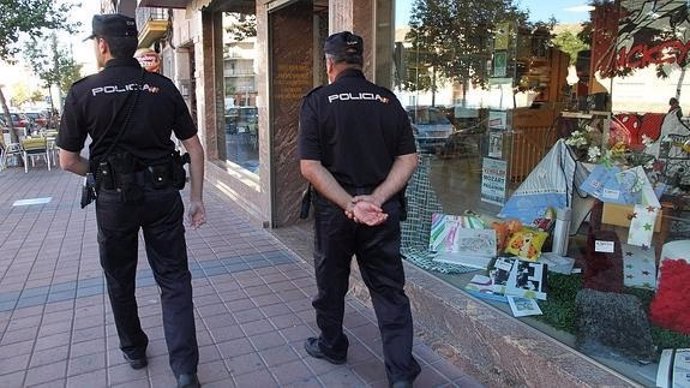Policía Nacional en Segovia.