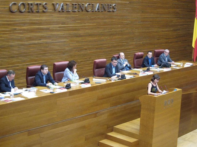 Garrote en la tribuna de las Corts