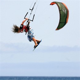 La windsurfista española Gisela Pulido