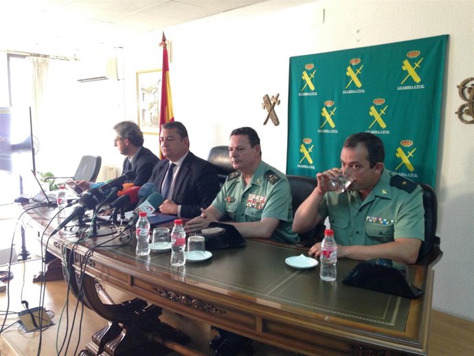 Antonio Sanz en rueda de prensa en Granada