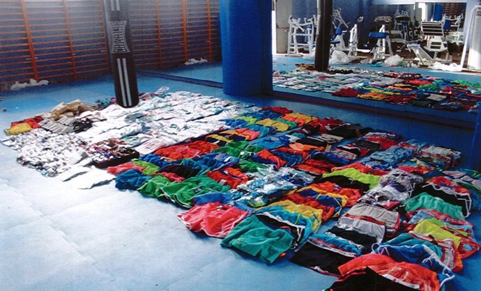 Material decomisado en las playas