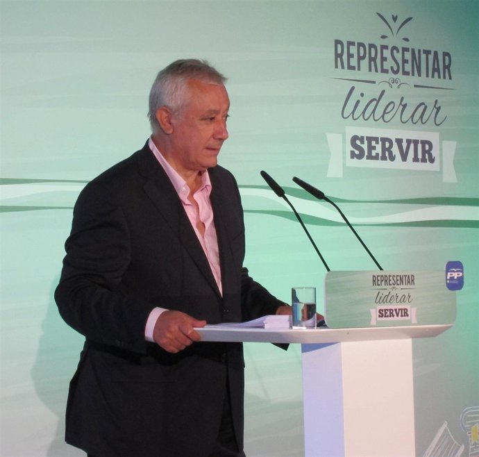 Javier Arenas, vicesecretario de Política Autonómica y Local del PP