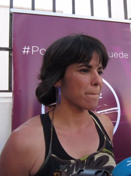 Teresa Rodríguez, secretaria general de Podemos en Andalucía