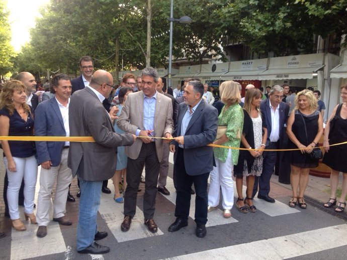 El conseller de Agricultura, Jordi Ciuraneta, en la inauguración del Vijazz