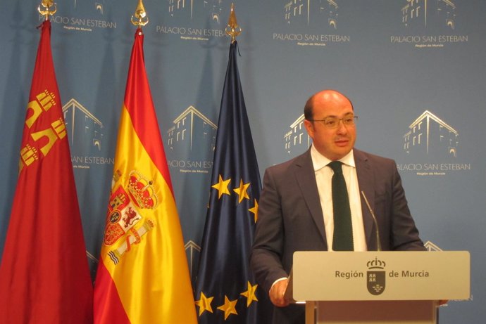 El nuevo presidente de la Región de Murcia, Pedro Antonio Sánchez 