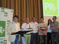 Gómez: "No estaré satisfecho hasta que PR+ vuelva al Gobierno de La Rioja"