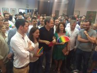 Dirigentes del PSM conmemoran el décimo aniversario de la ley del matrimonio homosexual con Rodríguez Zapatero