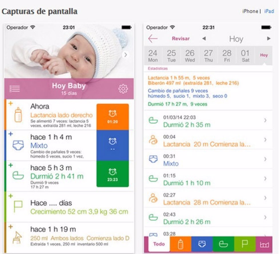 Cinco Apps para padres primerizos