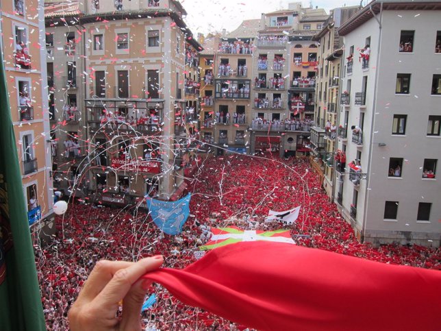 Chupinazo de Sanfermines 2012