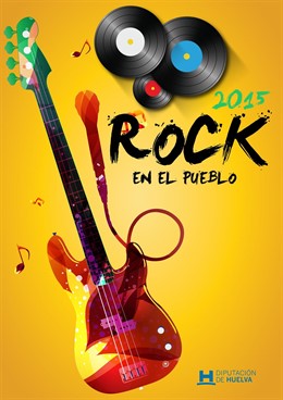 Cartel de Rock en el Pueblo