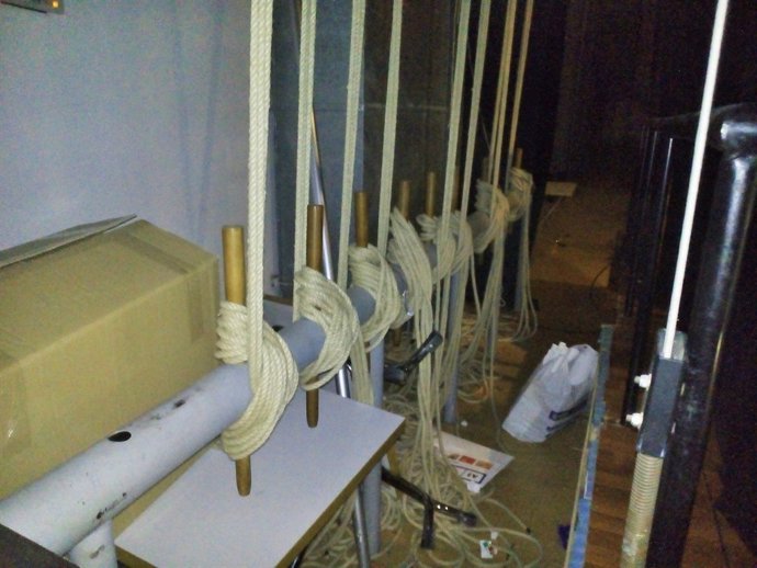 Interior del Teatro Hogar Virgen de los Reyes