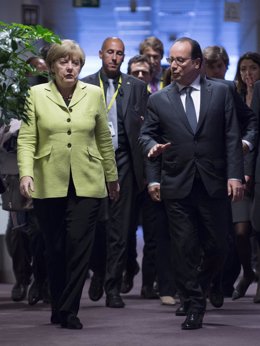 Merkel y Hollande