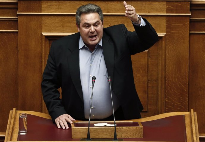 El ministro de Defensa griego, Panos Kammenos