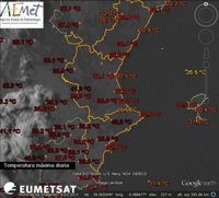 Los termómetros superan los 40 grados en Jalance y Alcoi