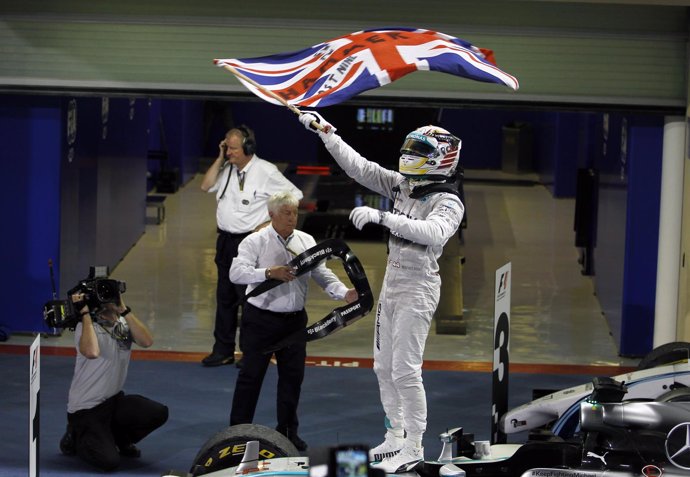 Mercedes Lewis Hamilton campeón Mundial Fórmula 1 2014