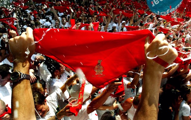 Pañuelo Rojo de San Fermín, Sanfermines