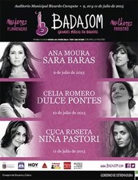 Sara Baras y Ana Moura abren este jueves el Badasom