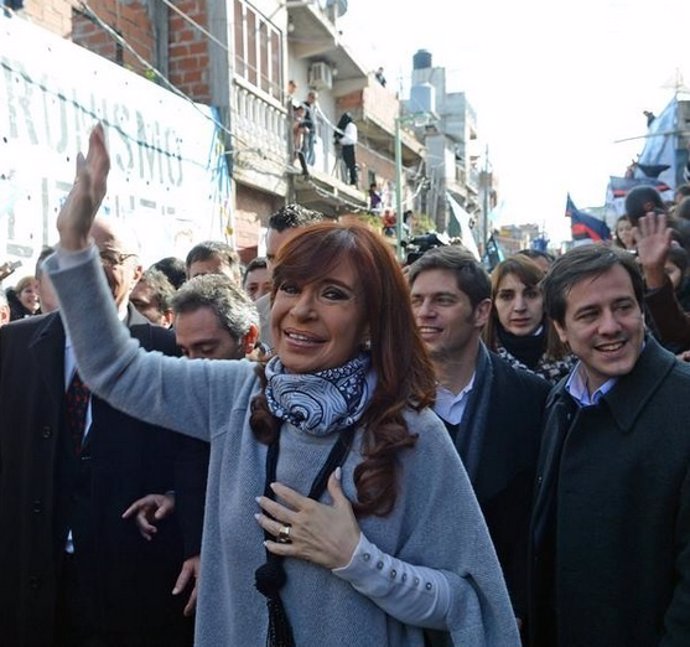Cristina Fernández celebra el No de Grecia