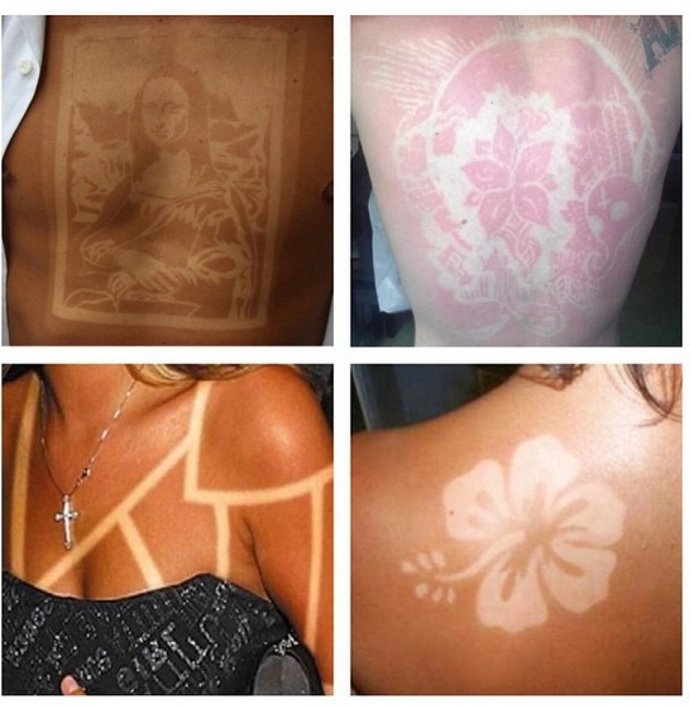 SunBurnArt, los peligrosos tatuajes del verano