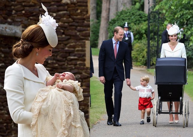 Bautizo Princesa Charlotte Kate Middleton príncipe Guillermo Sandringham