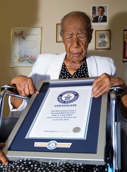 La persona más longeva del mundo cumple 116 años 
