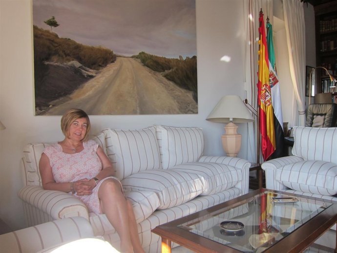 Rosario Cordero, presidenta de la Diputación de Cáceres