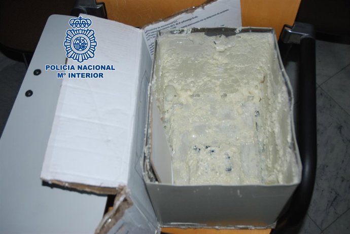 Droga intervenida por la Policía en una operación contra el narcotráfico