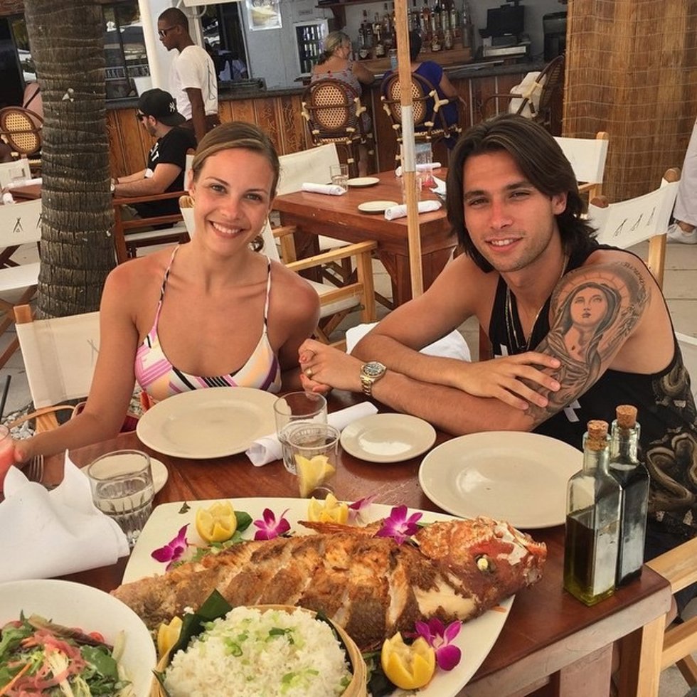 Jota Peleteiro y Jessica Bueno