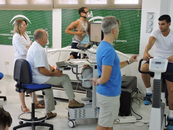 Reconocimiento médico del Sevilla FC en Centro Andaluz de Medicina del Deporte