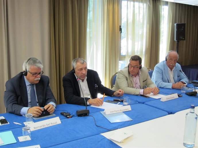 Bernardo del Rosal, Jean Pierre Brusselers, Dries Goyen y Claude Desseille