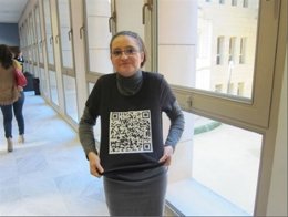 Imagen de archivo de Mònica Oltra con una camiseta reivindicativa 