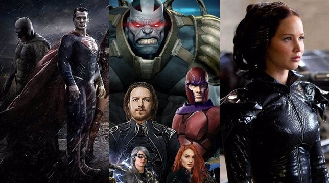 Imágenes de 'Batman v Superman', 'X-Men: Apocalypse' y 'Sinsajo, Parte 2'