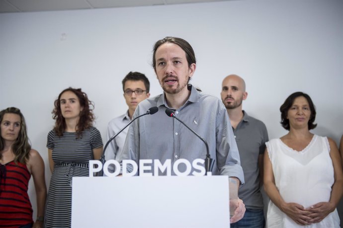 Pablo Iglesias, secretario general de Podemos