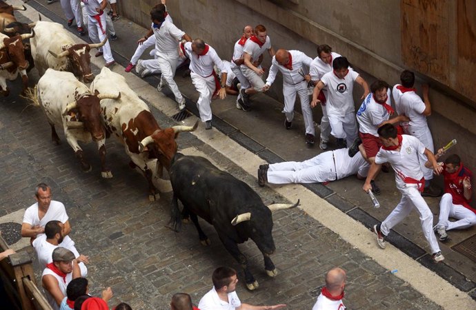 Segundo encierro de San Fermín 2015