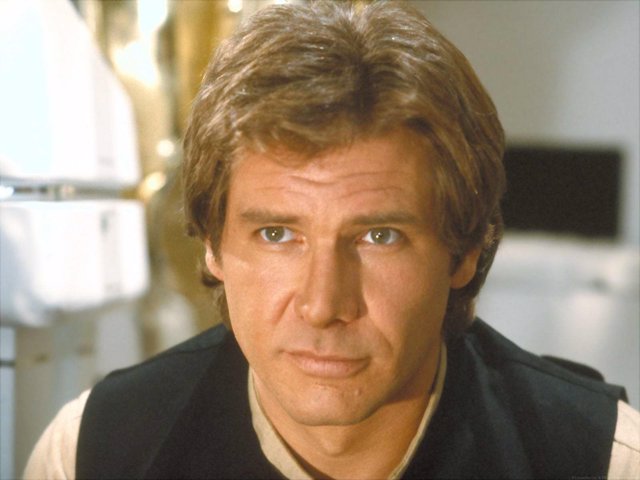 Imagen de Harrison Ford como Han Solo en la saga Star Wars