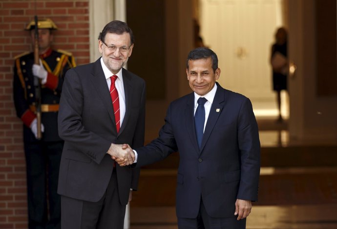 Ollanta Humala y Mariano Rajoy 