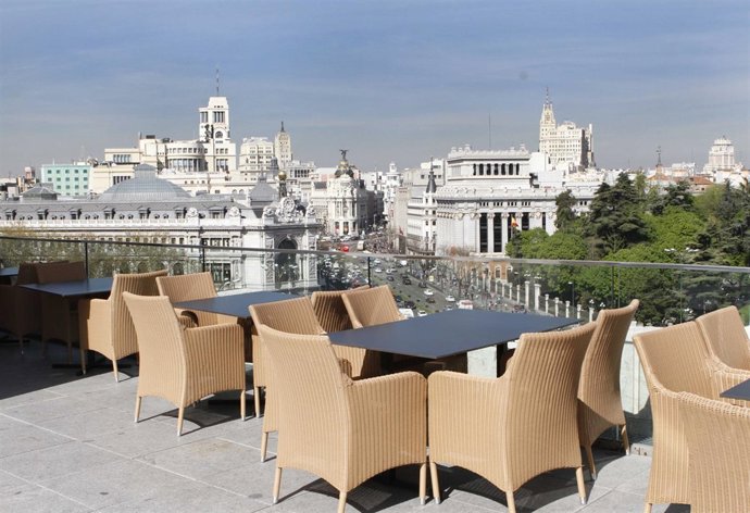 Terraza del Palacio de Cibeles