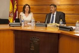 Franco en las Cortes