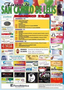 Nota De Prensa. Fiestas De San Camilo En Guarnizo
