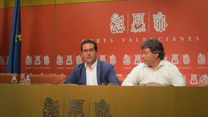 Jorge Bellver y Luis Santamaría en rueda de prensa