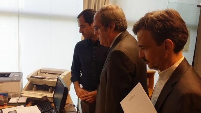 Portavoces de la oposición en la Asamblea de Madrid