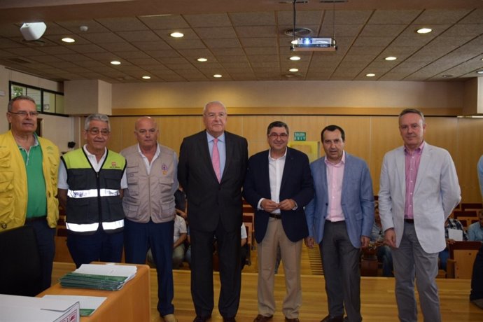 Subdelegado hernández mollar con ruiz espejo y moreno ferrer 