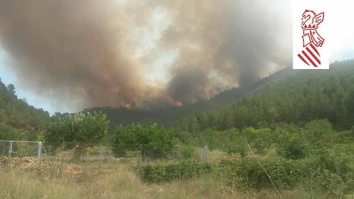 Incendio de Montán