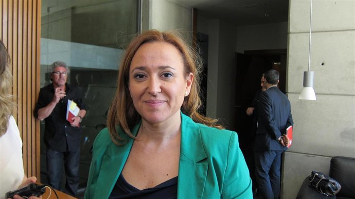 La consejera de Educación del Gobierno de Aragón, Mayte Pérez