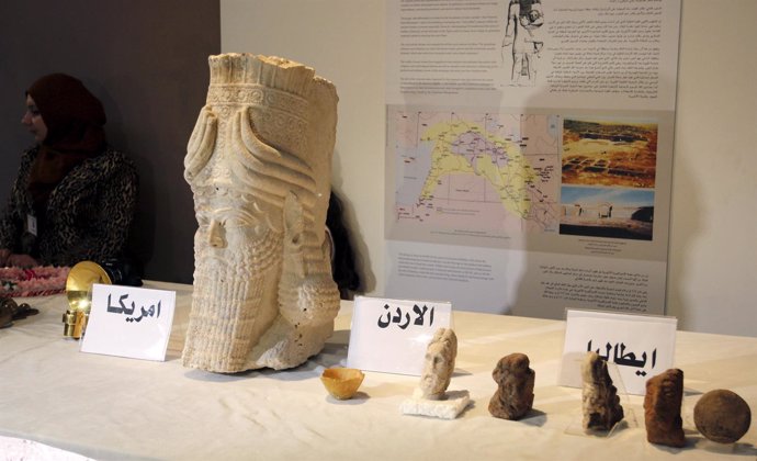 Antigüedades recuperadas en Irak