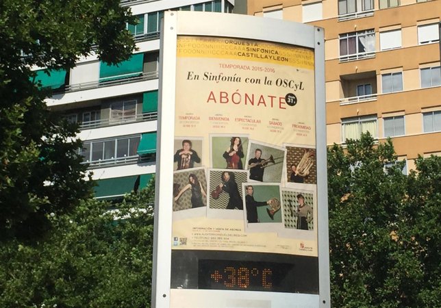 Termómetro. Calor. Valladolid